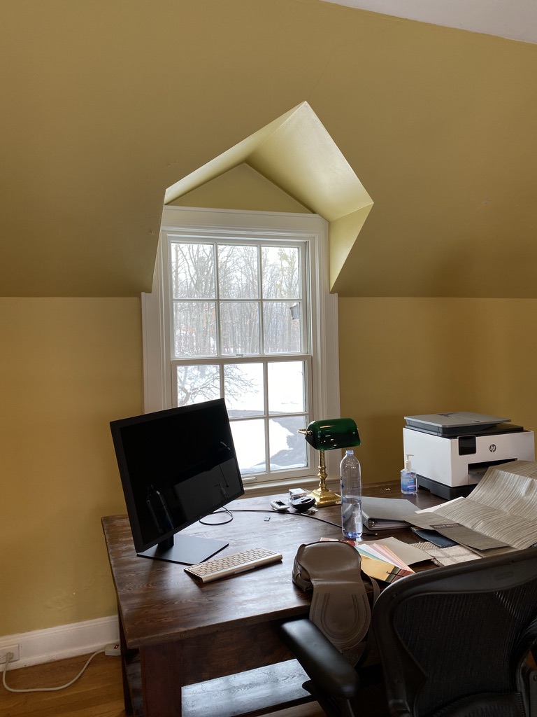 Curated Home library before, by Twig and Trove Interiors