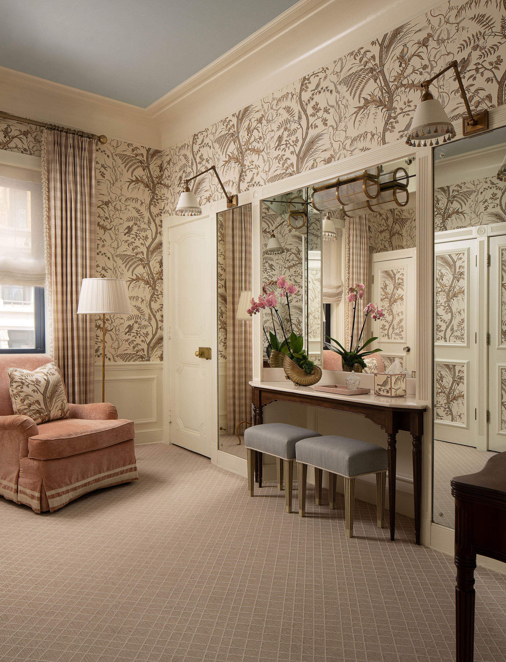 Milwaukee Club Ladies Lounge after, designed by Kimberly Knight of Twig and Trove Interiors