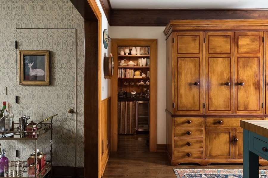 The Art of Illusion: A Kitchen Larder Inspired by an Antique English Breakfront — Twig and Trove Interiors Dallas